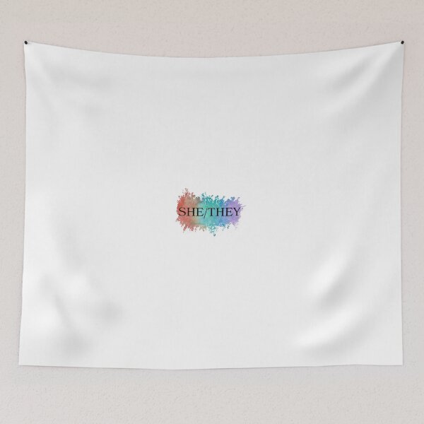 Item preview, She/they pronouns designed and sold by ADHDthings.