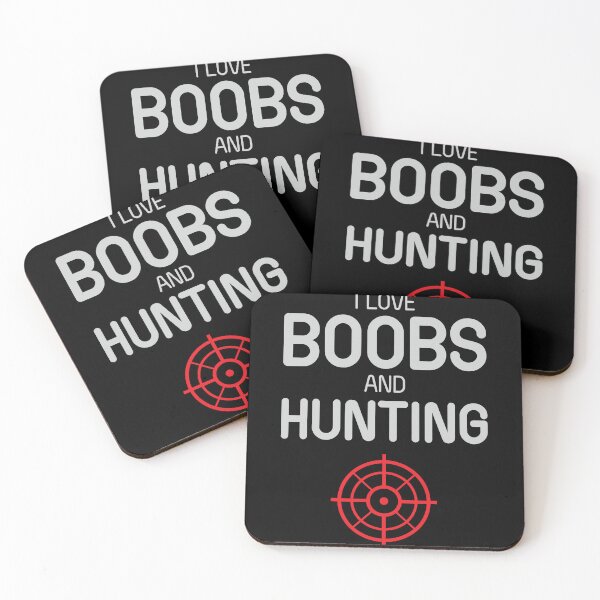 Item preview, I Love Boobs And Hunting designed and sold by Froyd Wess.