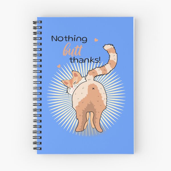 Item preview, Nothing butt thanks! Funny ginger cat designed and sold by HajnalkArt.