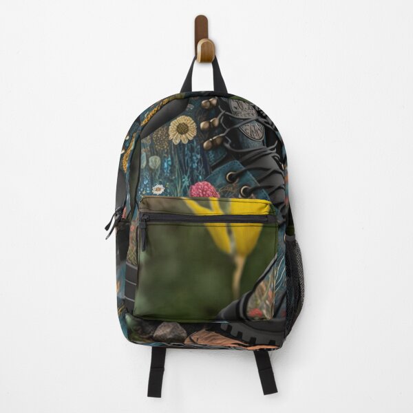 Item preview, Wildflower Hiking Boots | Camping Gear | Hiking designed and sold by ArtfulDelights.