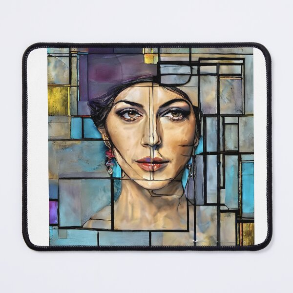 Item preview, stained glass with  Monica  designed and sold by bogfl.