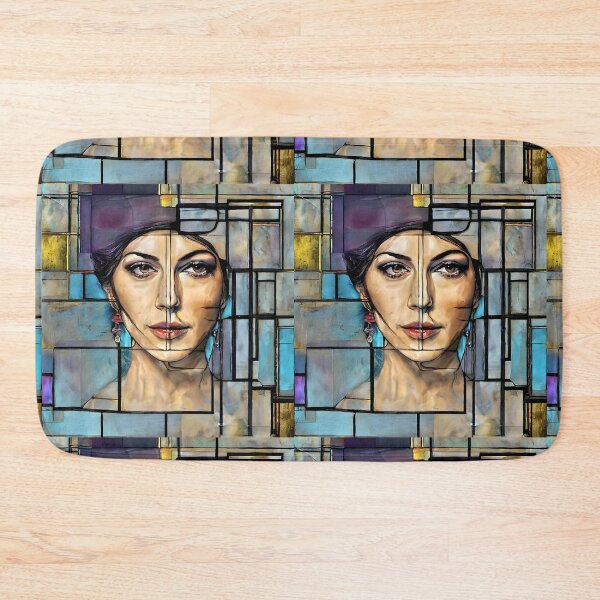 Item preview, stained glass with  Monica  designed and sold by bogfl.