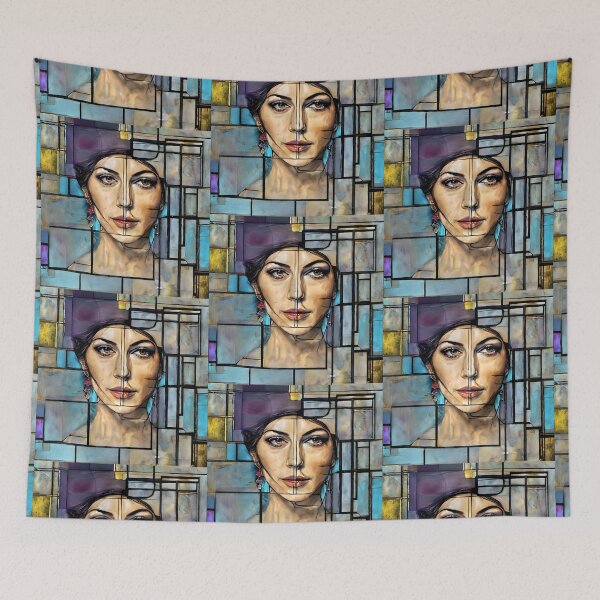 Item preview, stained glass with  Monica  designed and sold by bogfl.