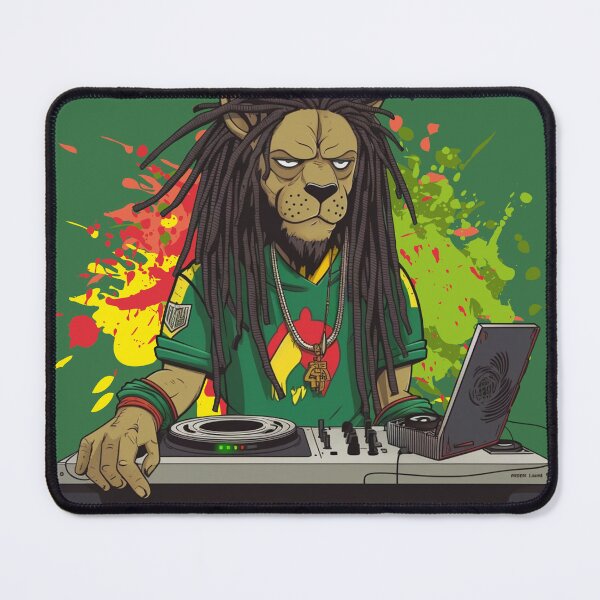 Item preview, Rastafarian Lion DJ Jah Sound Crew designed and sold by Shaani.