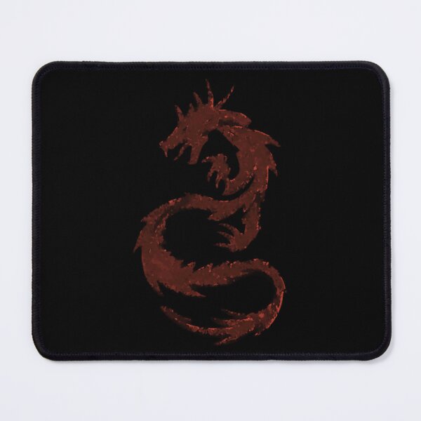 Item preview, Copper Orange Dragon Tattoo Style Black Abstract Design Distorted designed and sold by kattakitty.