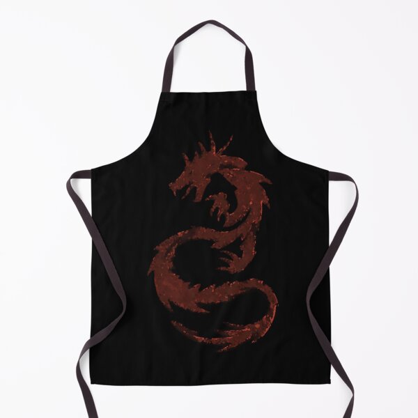Item preview, Copper Orange Dragon Tattoo Style Black Abstract Design Distorted designed and sold by kattakitty.