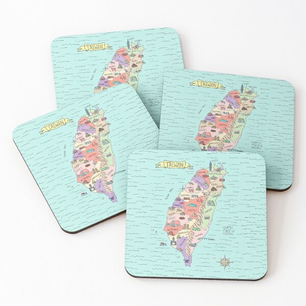 Item preview, Colorful Taiwan Map designed and sold by Sheridan T.