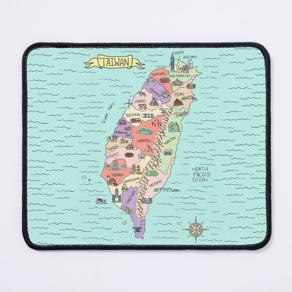 Item preview, Colorful Taiwan Map designed and sold by Sheridan T.