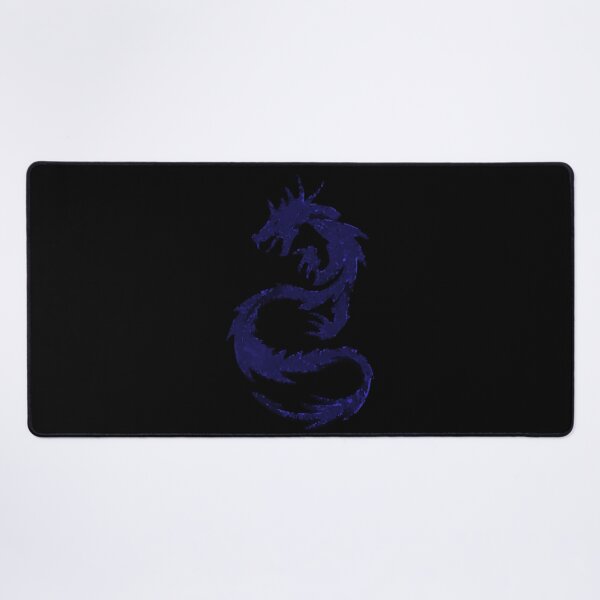 Item preview, Iolite Violet Dragon Abstract with Black Design Distorted Tattoo designed and sold by kattakitty.