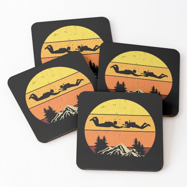 Item preview, Skydiving Skydive Skydiver Parachuting Vintage Retro designed and sold by TastefulTees.