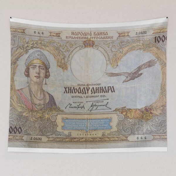 Item preview, Retro money, vintage Kingdom of Yugoslavia banknote designed and sold by SvarunPogani.