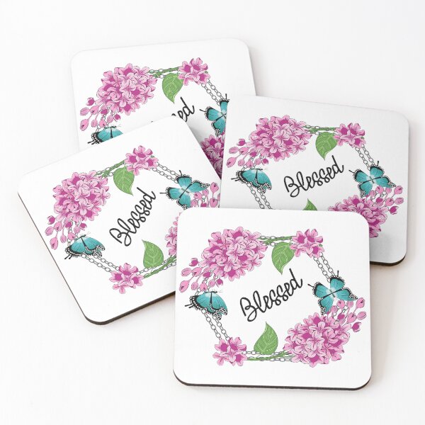 Item preview, Blessed - Lilacs - Butterflies Floral designed and sold by Ayesha Saleem.