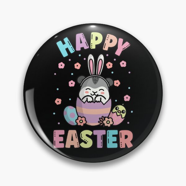 Item preview, Happy Easter Kawaii Bunny Dwarf Hamster Cute Spring Egg Hunting designed and sold by JokeGysen.
