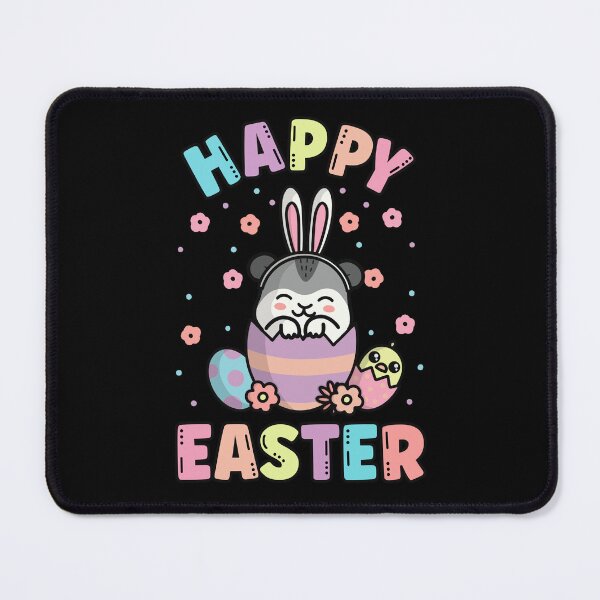 Item preview, Happy Easter Kawaii Bunny Dwarf Hamster Cute Spring Egg Hunting designed and sold by JokeGysen.