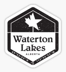 Waterton Lakes, Alberta Sticker