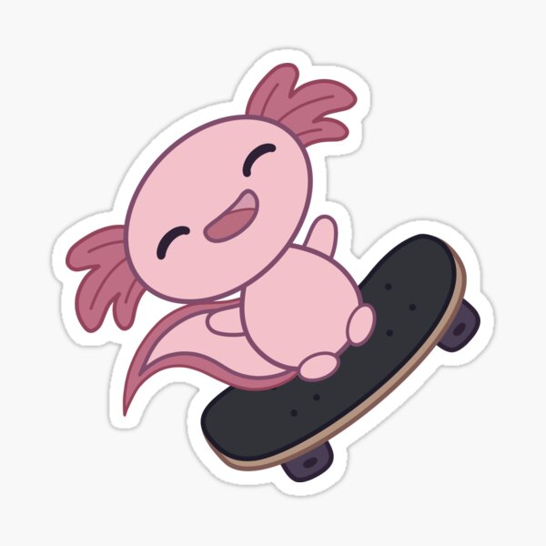 Item preview, Axolotl Skater  designed and sold by SoapSuds7.
