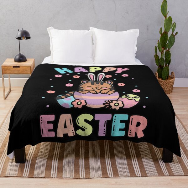 Item preview, Happy Easter Kawaii Bunny Tiger Cute Spring Egg Hunting designed and sold by JokeGysen.