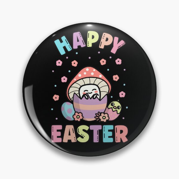 Item preview, Happy Easter Kawaii Mushroom Cute Spring Egg Hunting designed and sold by JokeGysen.