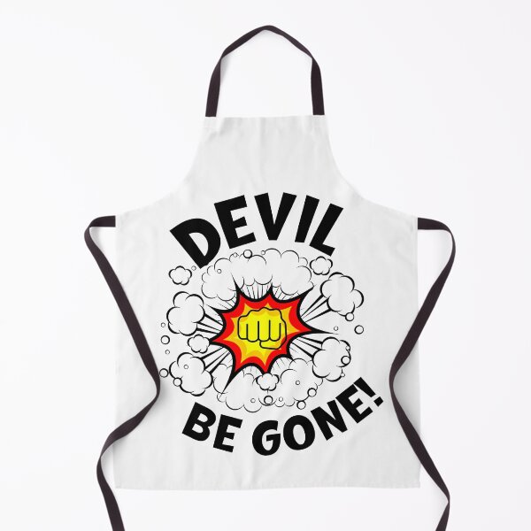 Item preview, Devil Be Gone! designed and sold by Tiffany Glassco.