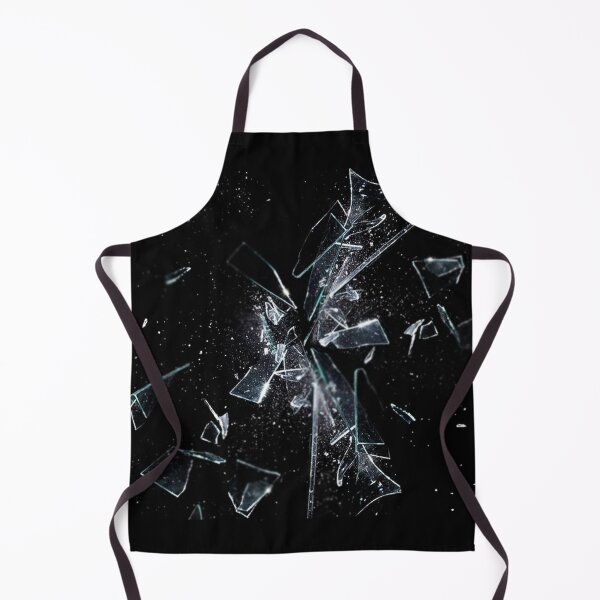 Item preview, Broken glass on a black background. designed and sold by Moody Vibes Studio.