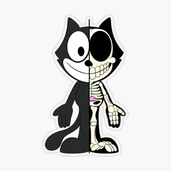 FELIX THE CAT X-RAY SILVER RAMEキャラクターグッズ - キャラクターグッズ