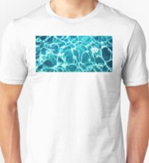 Turquoise Water - Aqua Blue - Ripples Unisex T-Shirt