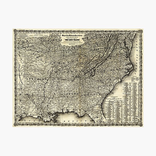 the-lost-cause-civil-war-map-1861-1865-photographic-print-by