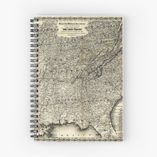Item preview, The Lost Cause, Civil War Map (1861-1865) designed and sold by allhistory.