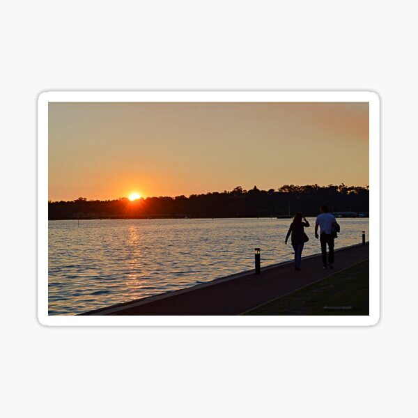 Item preview, Perth - sunset over the Swan designed and sold by Kerry LeBoutillier.