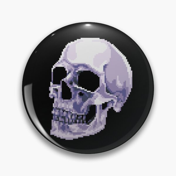 Item preview, Pixel Art Skull designed and sold by Humbugle.