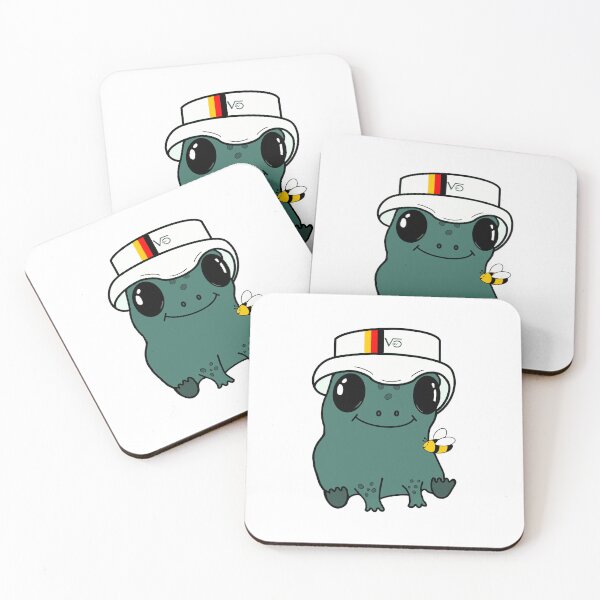 Item preview, Sebastian Vettel frog  designed and sold by Wildflwrsforzoe.
