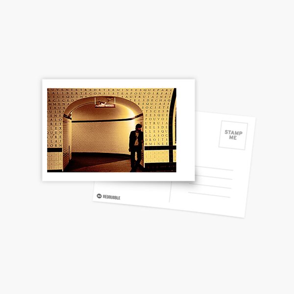 Paris Metro Postcard