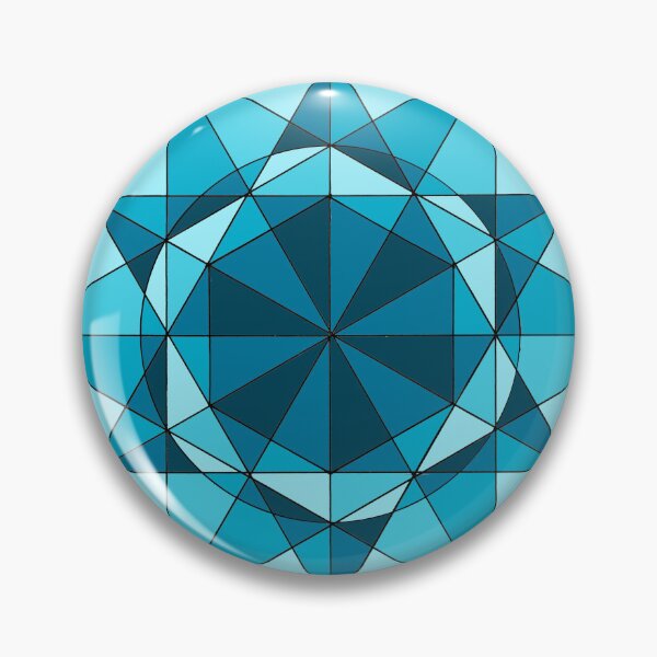 Artikelvorschau, BLAUES HEXAGON "Geometrische Arbeiten" entworfen und verkauft von Istvan Ocztos.