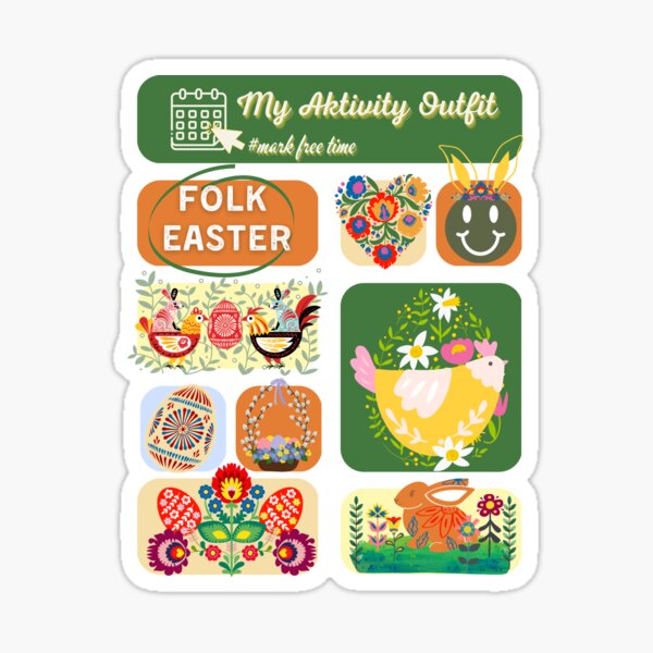 Item preview, Folklore Easter - My activity outfit with Smiley designed and sold by PositiveIdeas.