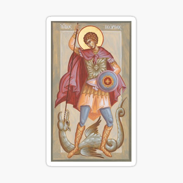 Item preview, St George the Great Martyr designed and sold by ikonographics.