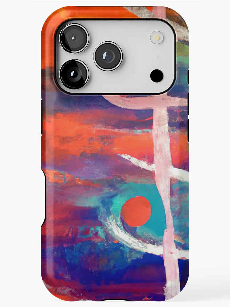 Thumbnail 1 of 4, iPhone Case, Multicolor Abstract Expression Pattern designed and sold by inquestyle.