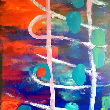 Artwork thumbnail, Multicolor Abstract Expression Pattern by inquestyle