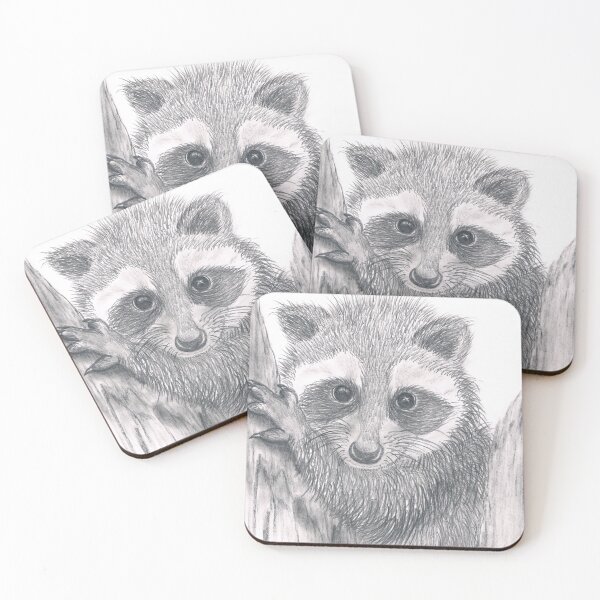 Item preview, Raccoon Stare designed and sold by Jane M Lucas.