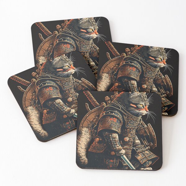 Item preview, *Samurai Cat: The Majestic Feline of Japanese Illustration* designed and sold by trendarmy.