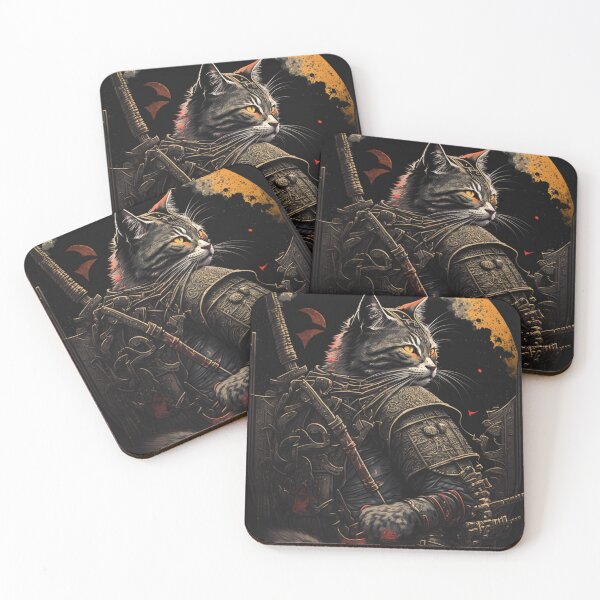 Item preview, *The Legend of Samurai Cat: An Epic Japanese Illustration* designed and sold by trendarmy.