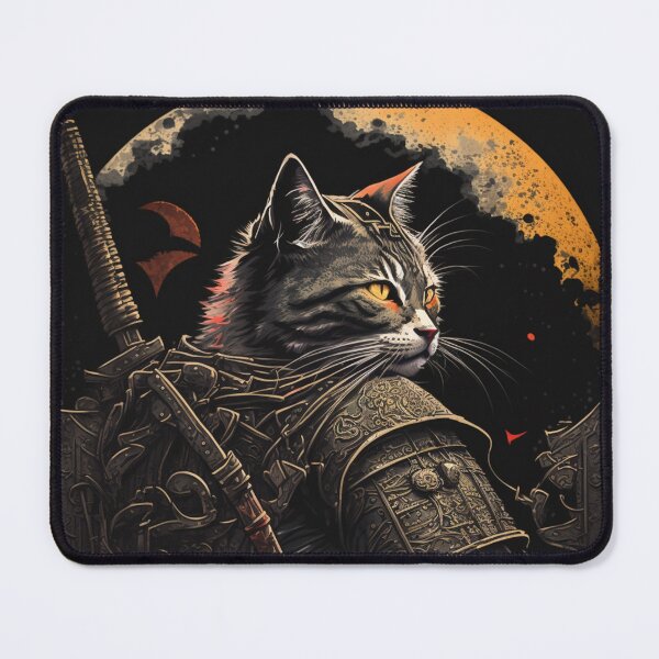 Item preview, *The Legend of Samurai Cat: An Epic Japanese Illustration* designed and sold by trendarmy.