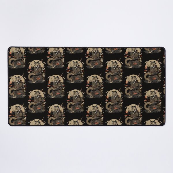 Item preview, *The Magnificence of Samurai Cat: A Striking Japanese Illustration* designed and sold by trendarmy.