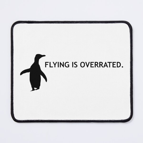 Artikelvorschau, Flying is Overrated Hoiho Penguin entworfen und verkauft von SBPenguins.