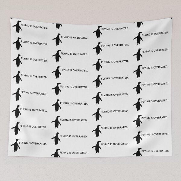 Artikelvorschau, Flying is Overrated Hoiho Penguin entworfen und verkauft von SBPenguins.