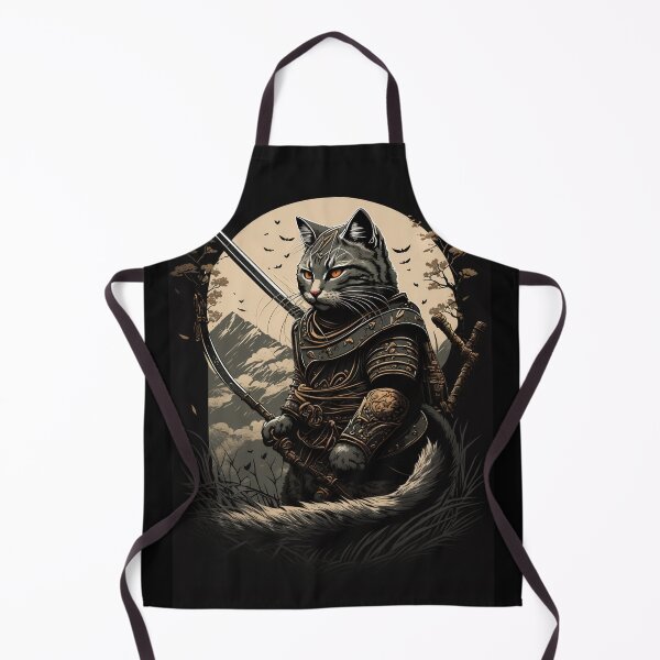 Item preview, *The Allure of Samurai Cat: A Magnificent Japanese Illustration* designed and sold by trendarmy.