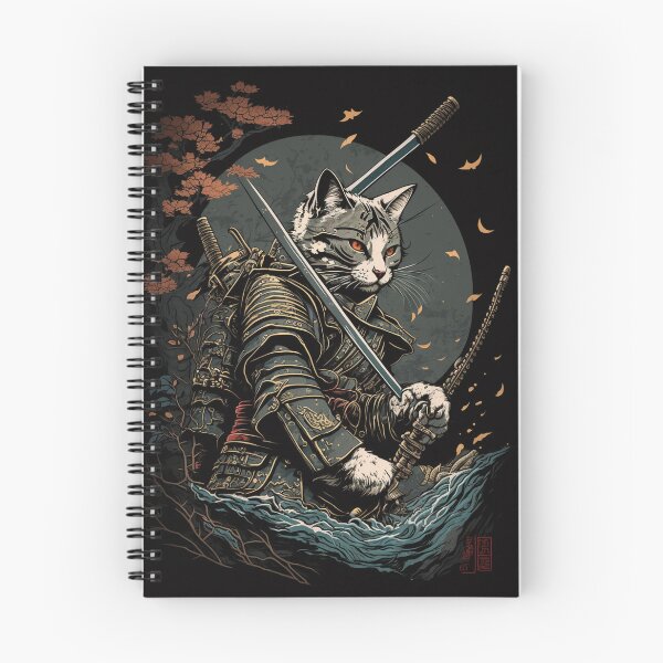 Item preview, *The Imagination of Samurai Cat: A Creative Japanese Illustration* designed and sold by trendarmy.