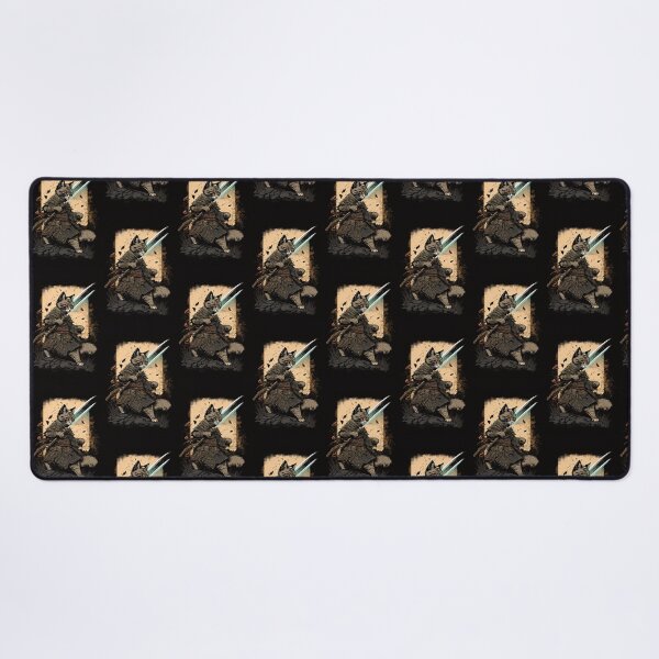 Item preview, *The Dynamic Samurai Cat: A Thrilling Japanese Illustration* designed and sold by trendarmy.