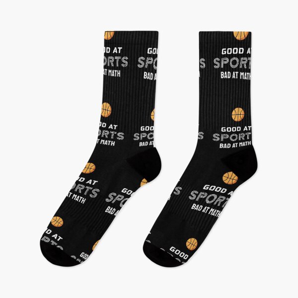 Item preview, Good At Sports Bad At Math Basketball White Color designed and sold by bolkibox.
