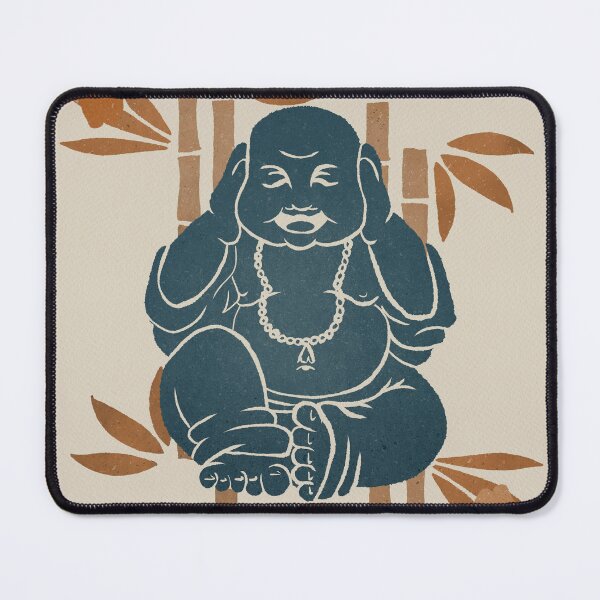 Item preview, Hear no evil monk with flowers designed and sold by ZorressaArt.