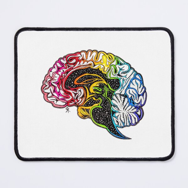 Item preview, Rainbow Brain by Skye Rain Art designed and sold by Skye Rain.